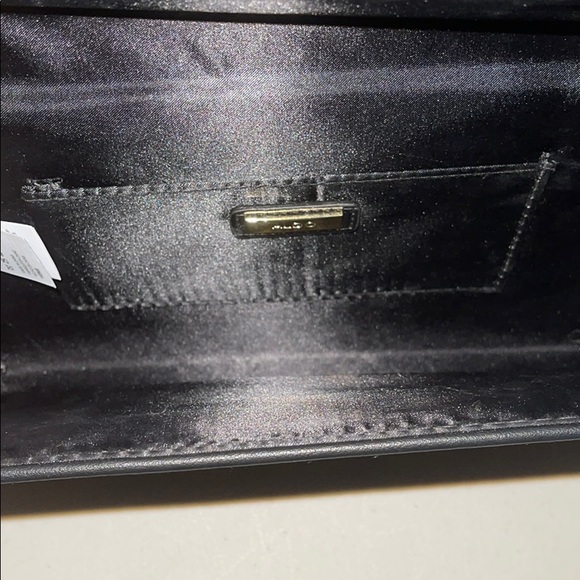 Handbag crossbody clutch black aldo new - Picture 8 of 9